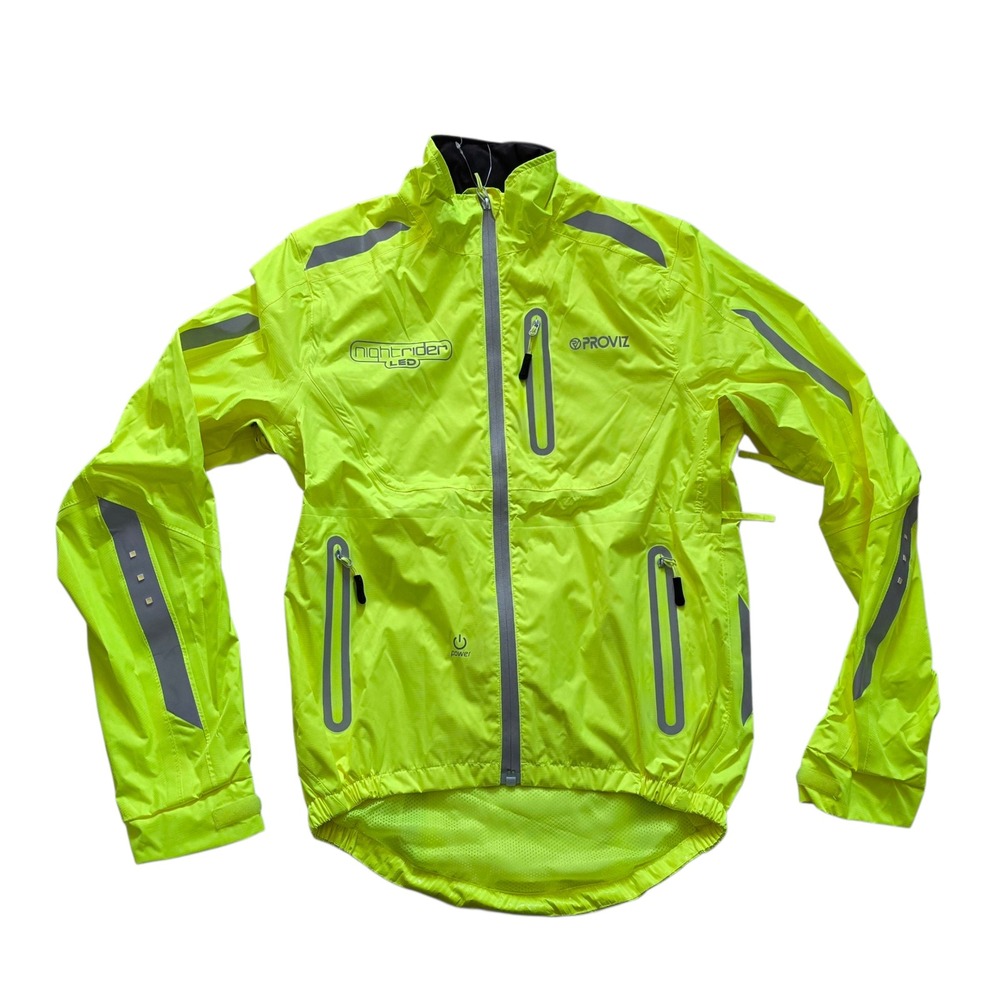 Proviz Nightrider LED Cycling Jacket Neon Yellow XS Reflective‎